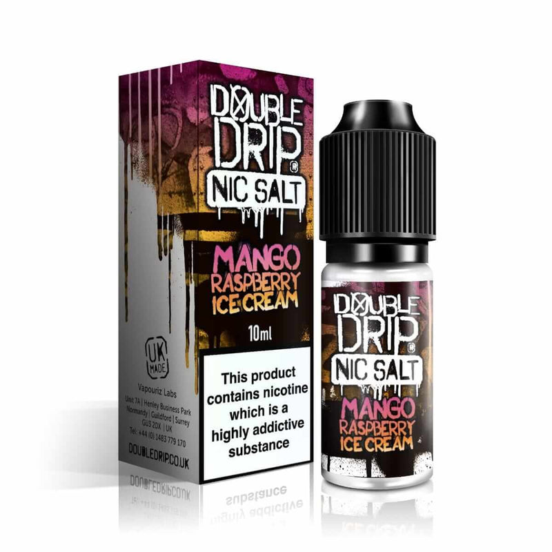 Double Drip Mango Raspberry Ice Cream Salt Nic